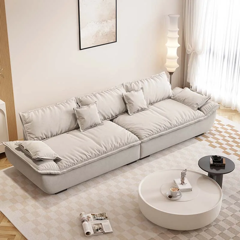 

Lounge Living Room Sofa European Minimalist Luxury Sectional Sofa Puff Comfortable Kanapy I Sofy Do Salony Modern Furniture