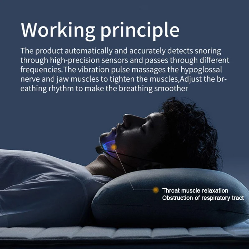 Xiaomi Youpin Man Snorings Corrector Comfortable Ventilator Women Sleep Improvement Small Portable Smart Anti Snoring Device 3