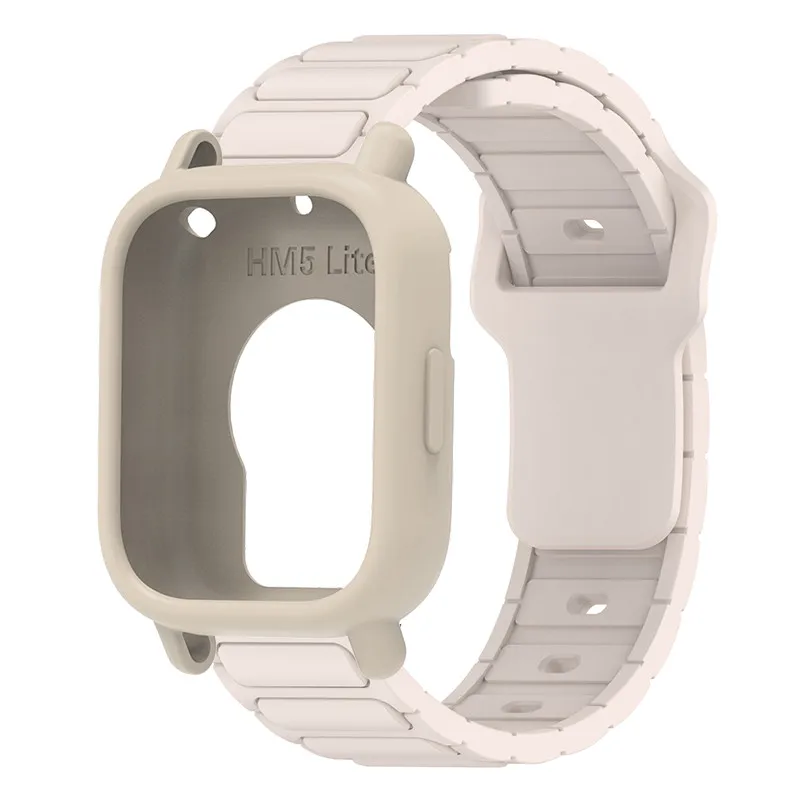 Silicone Protective Case and Strap for Smartwatch - Hollow Out Design