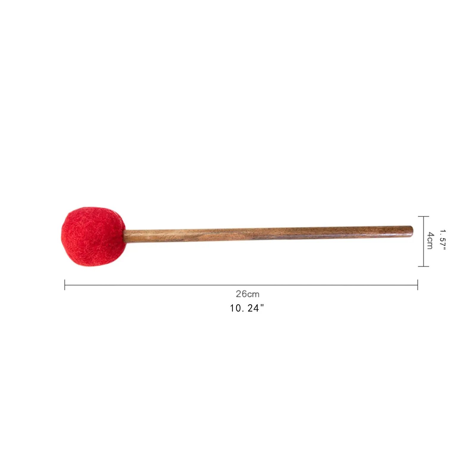 Sound Bowl Mallet Handmade Replacement Easy to Grip Anti Slip Wool Felted Percussion Sticks Drumstick Tibetan Bowl Sticks
