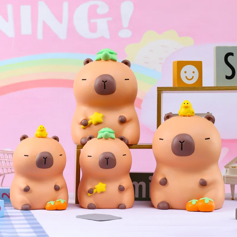 Emotional Capybara Money Bank Vinyl Cute Cartoon Savings Box