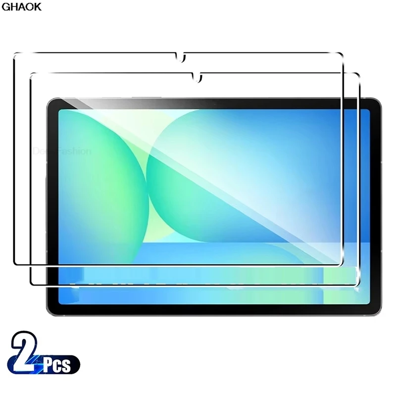 Premium 2-Pack Tempered Glass Screen Protector for Tablets, HD Protective Film