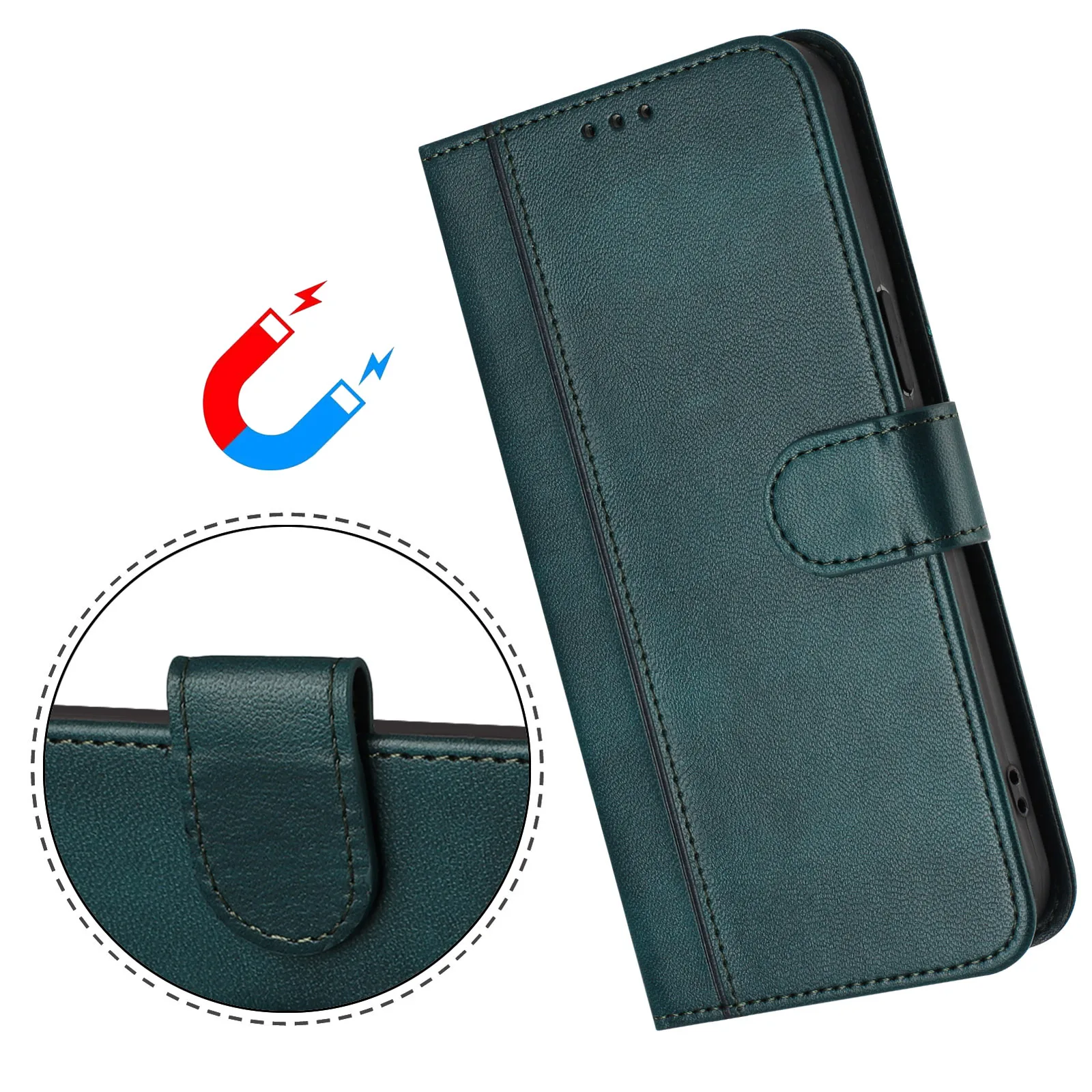 Leather Flip Back Phone Case - Elegant and Durable Design
