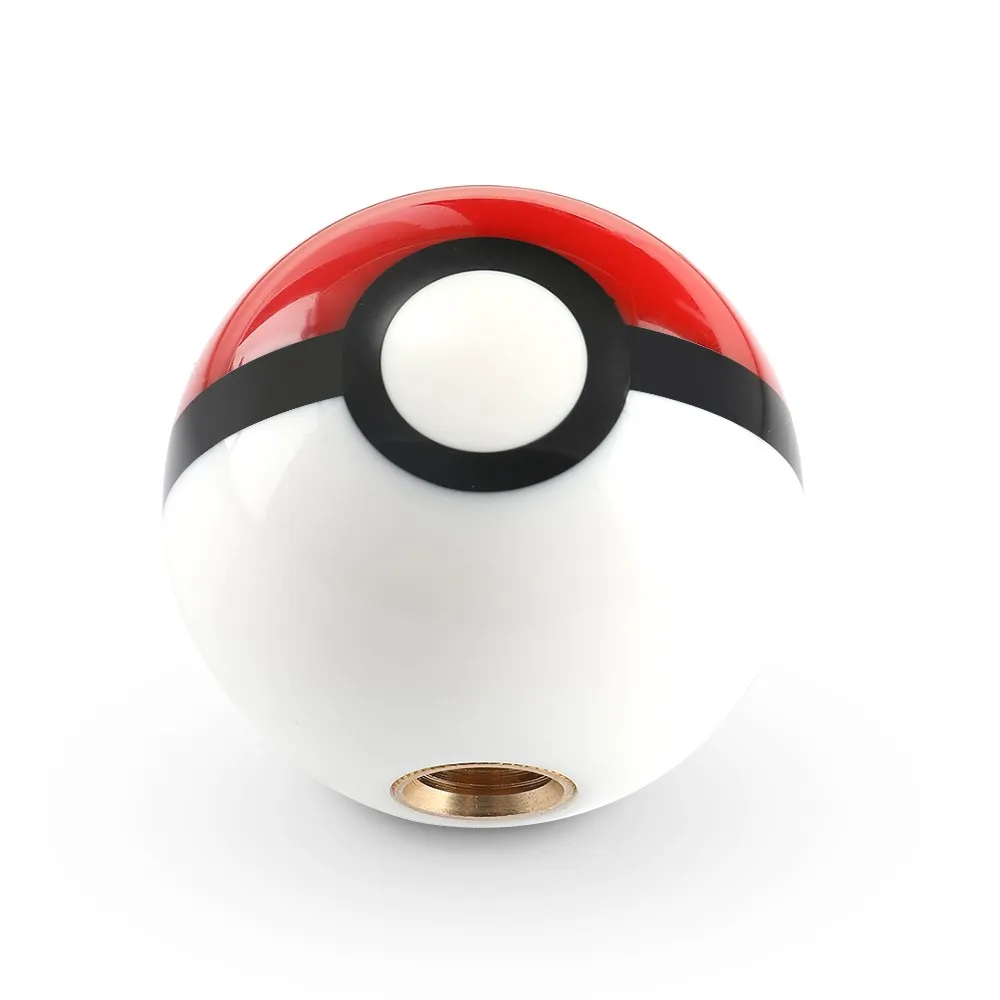 Diameter 54mm PokeBall Racing Round Gear Shift Knob M10X1.5 / M8x1.25 / M10x1.25 / M12x1.25 SK-1060