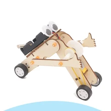 

Kids DIY Robot Assembling Model Educational Material Kits Science Experiment Technology Toy Puzzle Painted Toys for Children