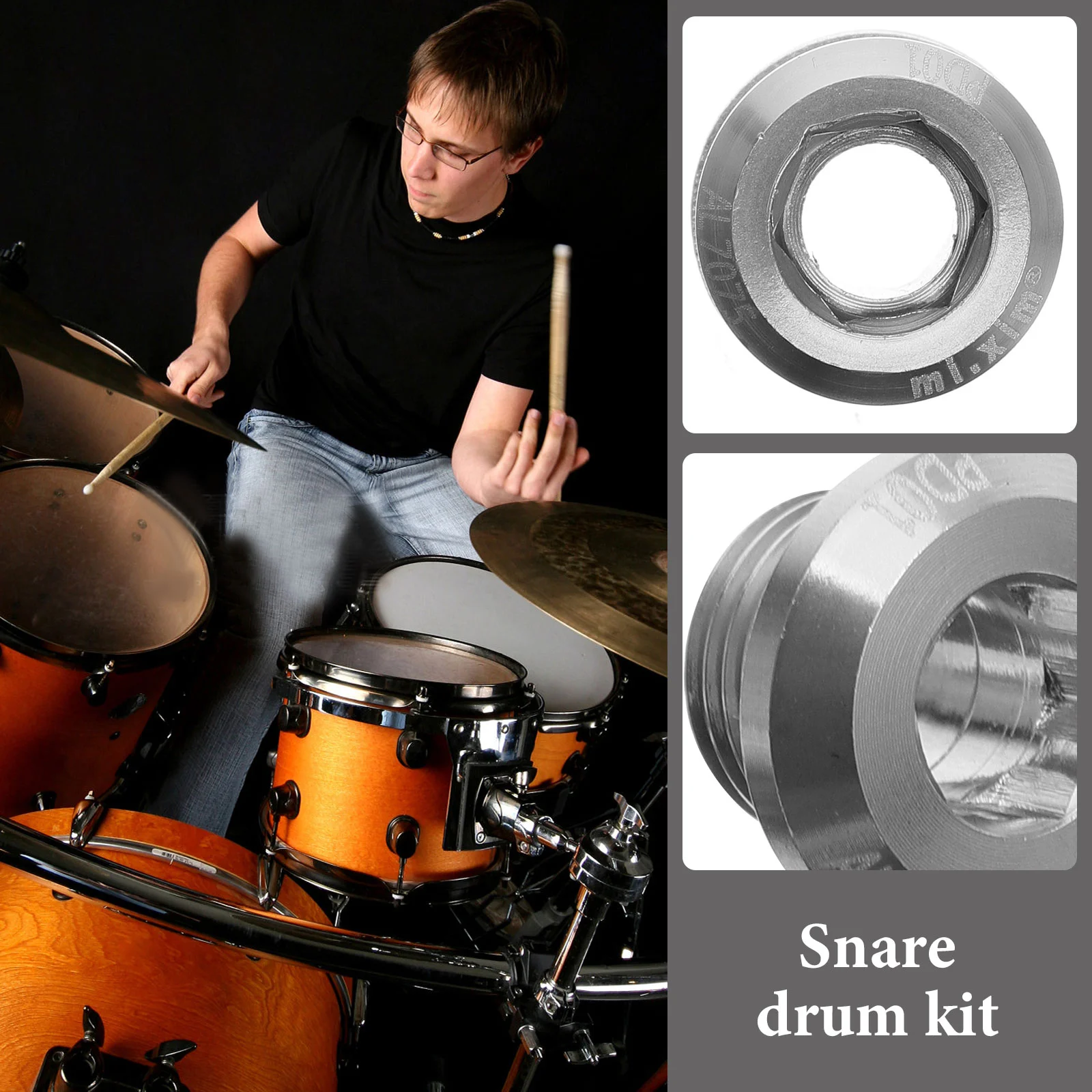 Snare Drum Air Hole Screw Bass Accessories Vents For Tom Multicolor Parts Aluminum Alloy Metal