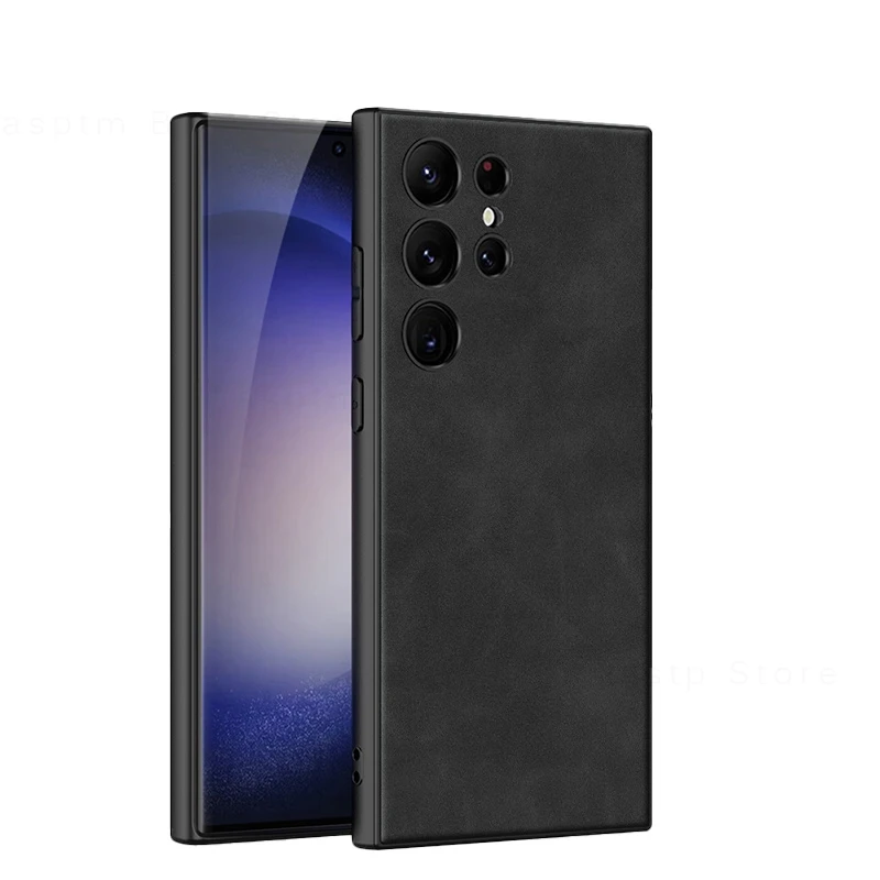 Custodia In Pelle Di Lusso Per Samsung S24 Ultra S24 Plus S24 + 5G Cover Per Samsung Galaxy S24 Ultra S24Ultra S 24 Custodie Ultra 5G Coque