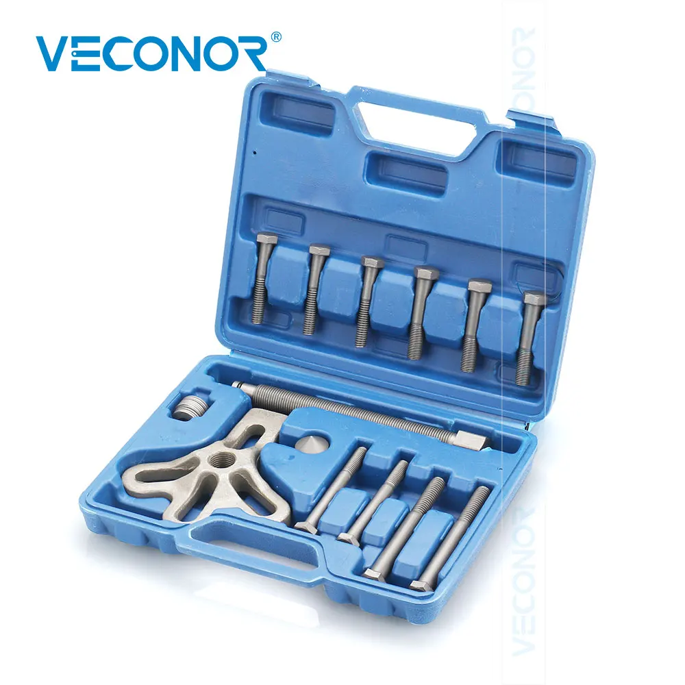 Auto Steering Wheel Puller Harmonic Balancer Gear Pulley Crankshaft Tools Kit Special Disassembly Removal Tool Set 13PCS car trim removal tool