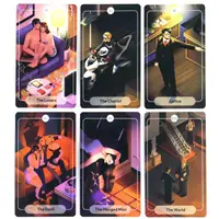 78 Stories Tarot 10.3*6cm Whimsical Cartoon Style Human Life Tarot Asian Culture Story 79 Pcs Cards 2