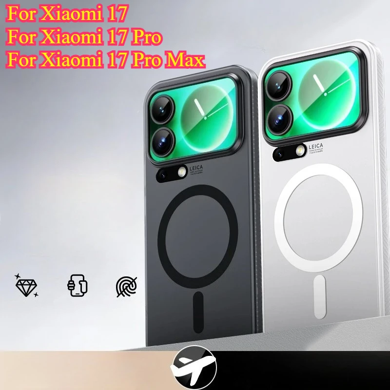 Magsafe Magnetic Luxury Matte Transparent Camera Protective Case