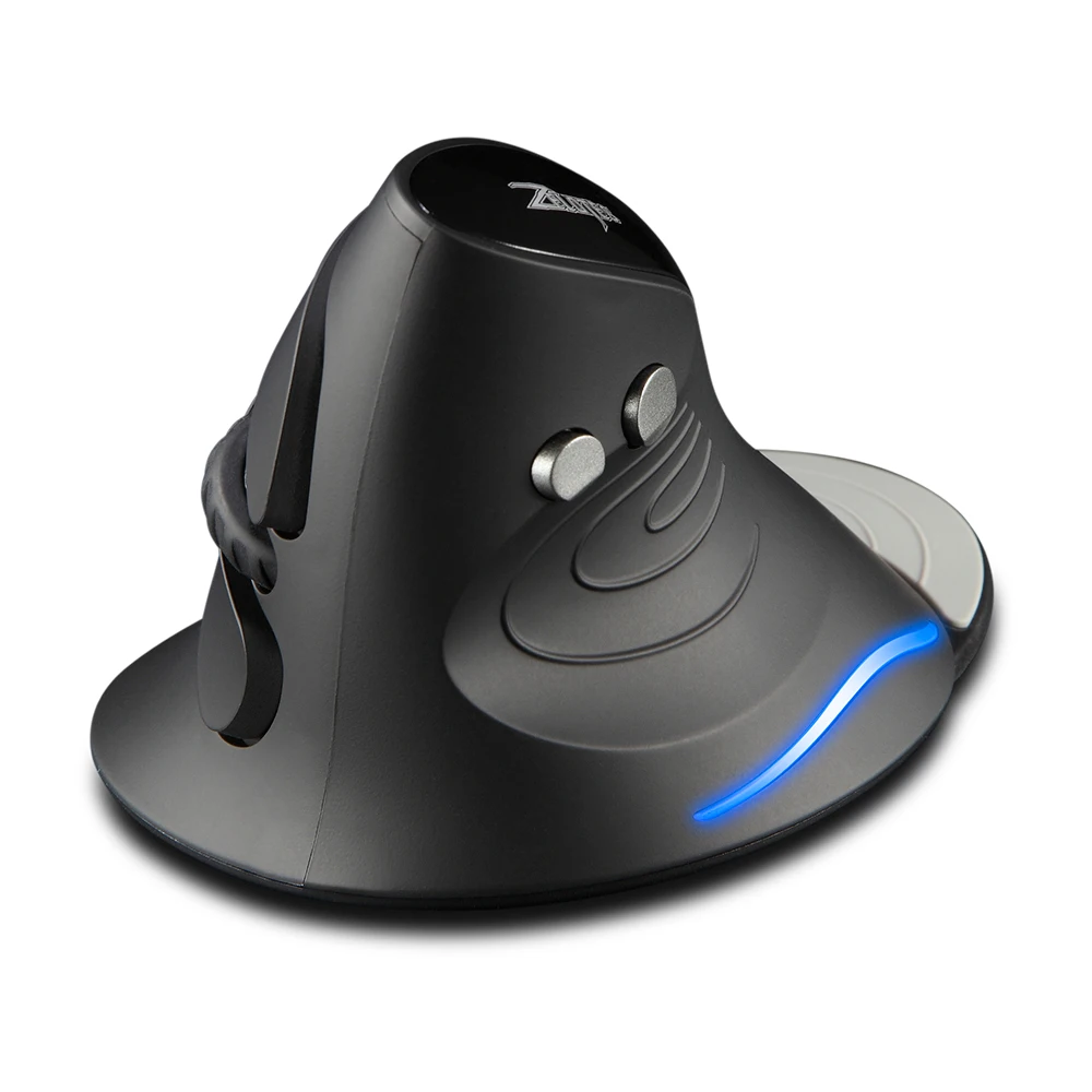 Wireless Mouse ZELOTES F-17 Vertical 2.4GHz 6 Keys Ergonomic Optical with 3 Adjustable DPI for PC Laptop
