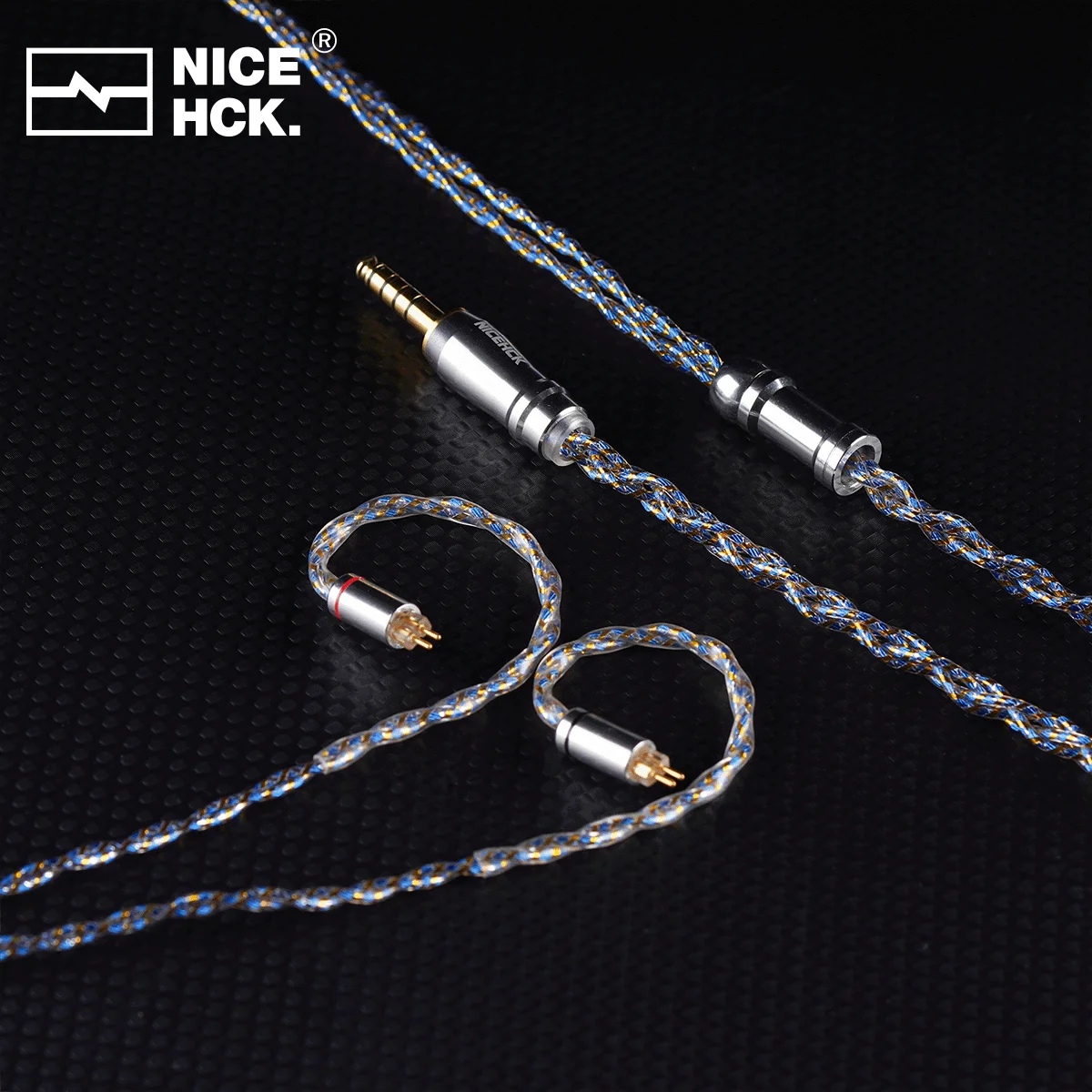 NICEHCK BlueNoble 7N 高純度イヤホンアップグレードケーブル 2Pin/QDC