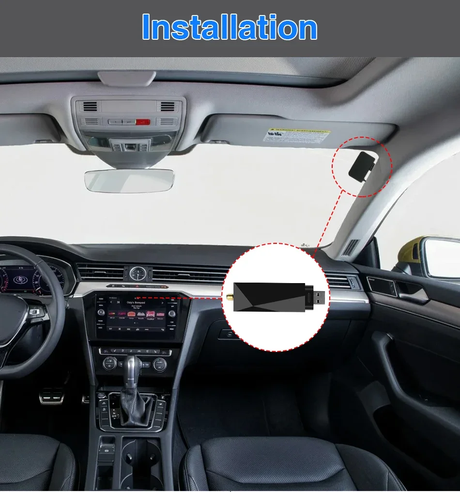 Универсальная DAB + антенна с USB-адаптером для европейского ...