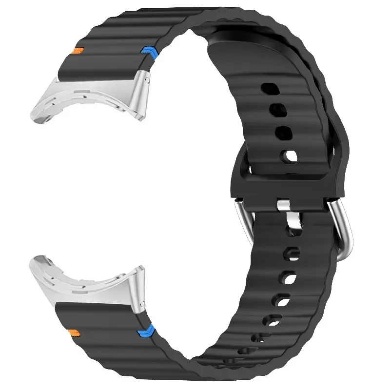 Sport Rubber Strap Silicone Watch Band No-Gap Bracelet Replacement Wristband