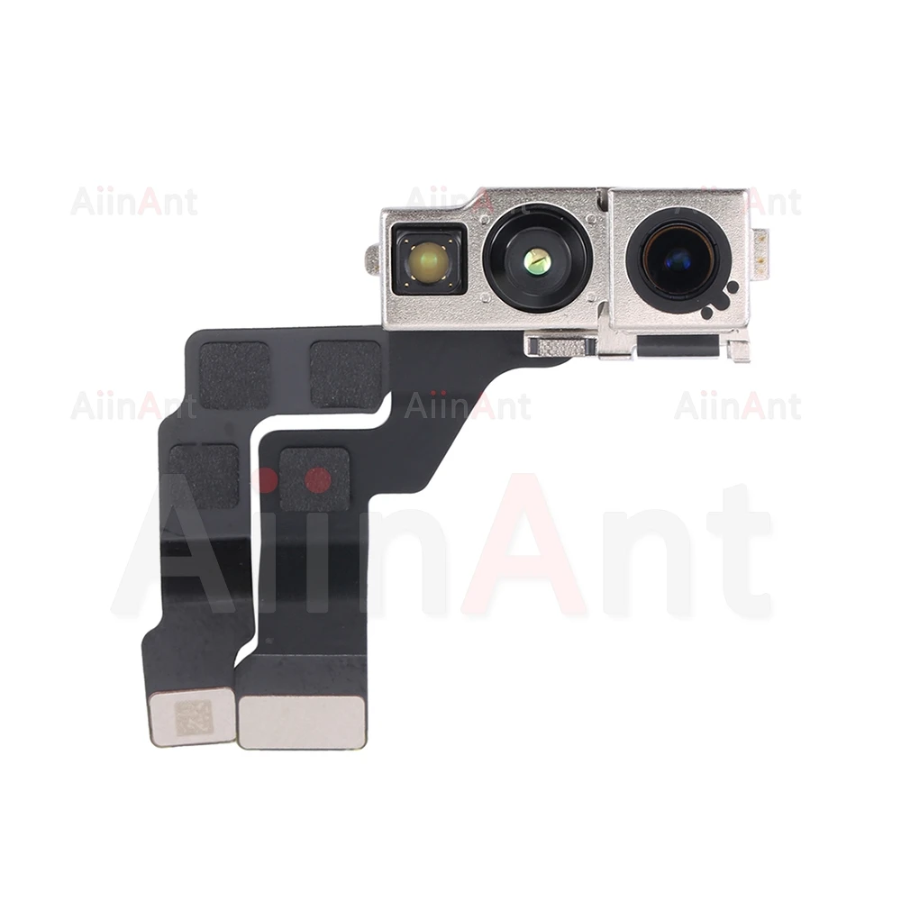 Front camera flex cable for iPhone 12 13 14 15 Pro Max Plus mini No Face ID, lens flexible cable, mainboard flex cable
