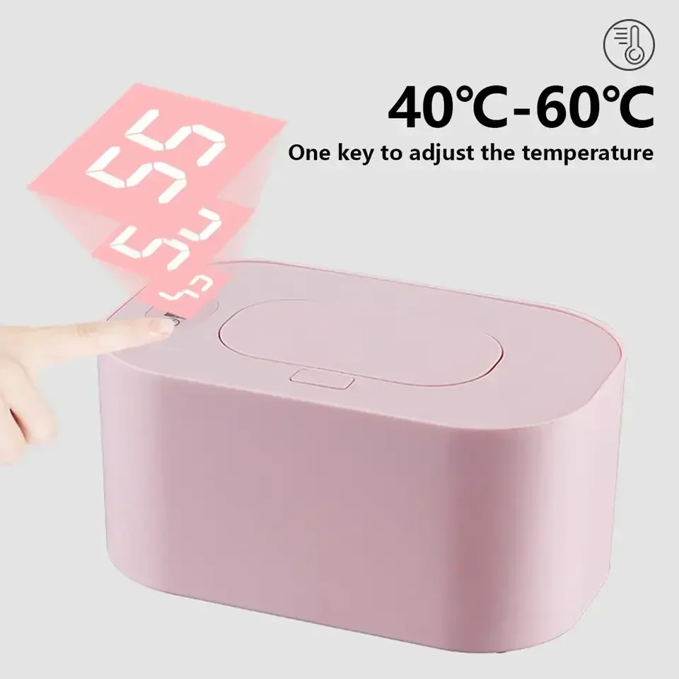 젖은 수건 디펜서 케이스 아기 물티슈 미니 히터, 가정 및 자동차 소독, 냅킨 워머, 온도 조절
