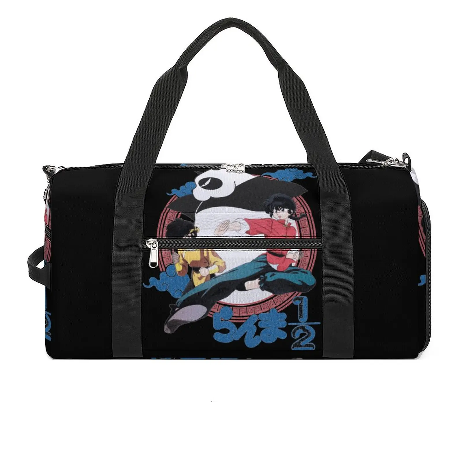 

Ranma Gym Bag Classic Anime Training Sports Bags Men's Custom Large Capacity Novelty Fitness Bag Outdoor Handbags