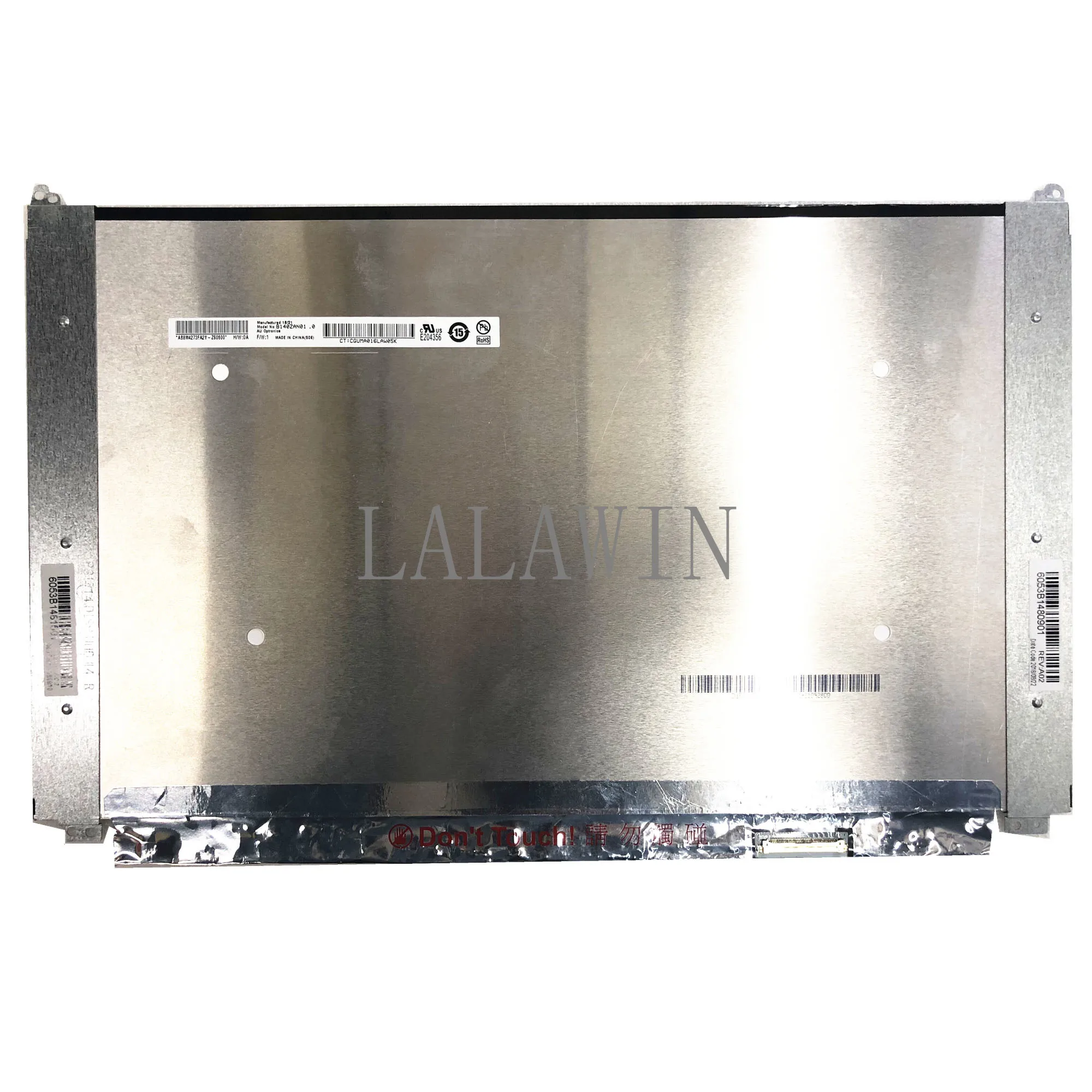 

B140ZAN01.0 fit NV140QUM-N61 LED LCD Screen For 40 pins EDP UHD Matte Display with Screw Holes