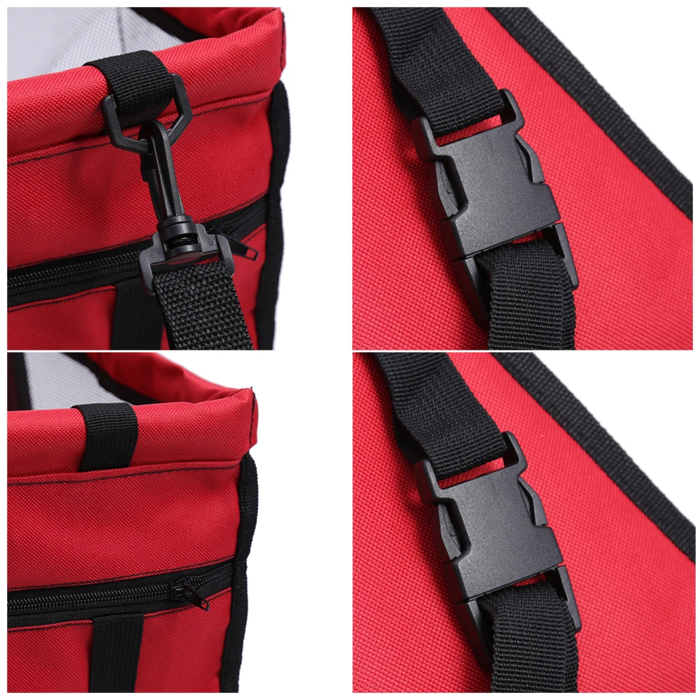 Portable Dog Car Carrier Durable Material Pet Safety Seat Adjustable Strap Detachable and Washable for Small Medium Dog Cats Pet