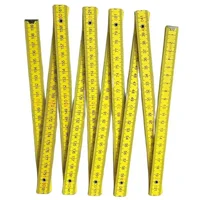 Folding Wood Rulers Measuring Sticks 2 Meter Wooden Foldable Ruler Yardstick Measuring Rule for Woodwork DIY Craft Carpenter 1