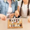 Solitaire Game Board Chess Classic Peg Solitaire Solo Noble Puzzle Wooden Board Game Toys for Adults Children Educational 5