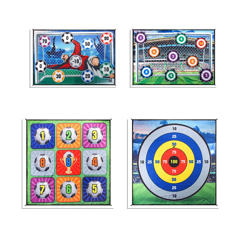 Indoor Children Floor Game Toy Multiplayer Competition Sports Party Game Toy Door Frame Fabric Football Floor Toy for Kid Adult 6