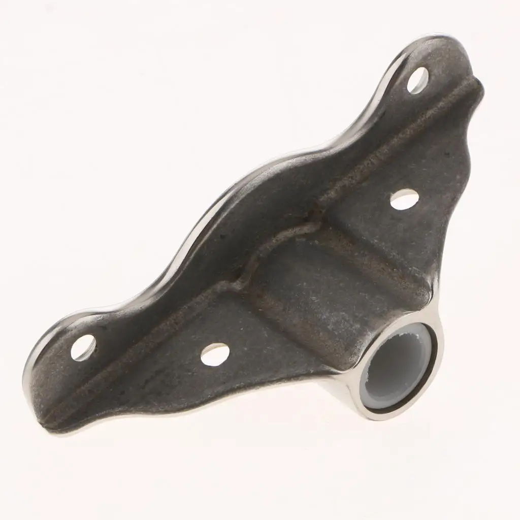 Stainless Steel Boat Oarlock Socket Rowlock Side Mount 3.93x1.38inch
