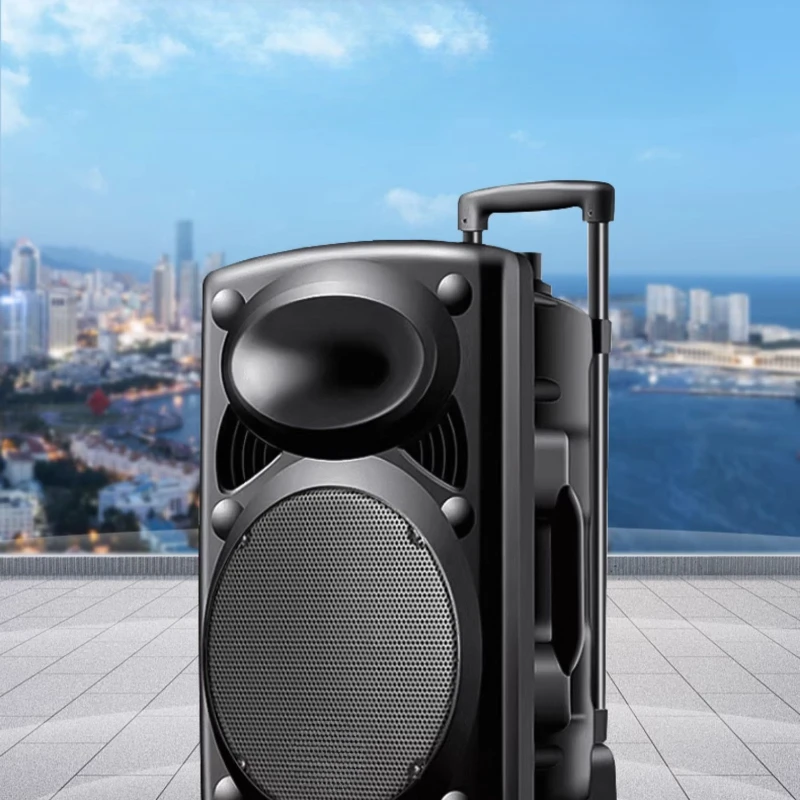 

B12 Square Dance Audio Professional Outdoor Performance K-Song Speaker Household Rod Bluetooth Microphone
