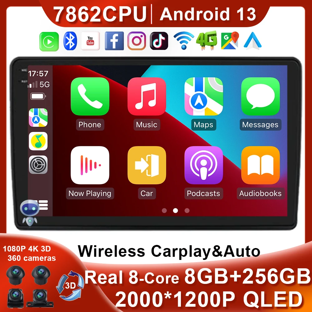 

TS10/FYT 7862 реальный 8-ядерный 8 + 256G для Fiat Ducato 2007- 2015 9 ''Автомобильная аудиосистема Carplay AI Voice Wifi автомобильный стерео видеоплеер RDS GPS