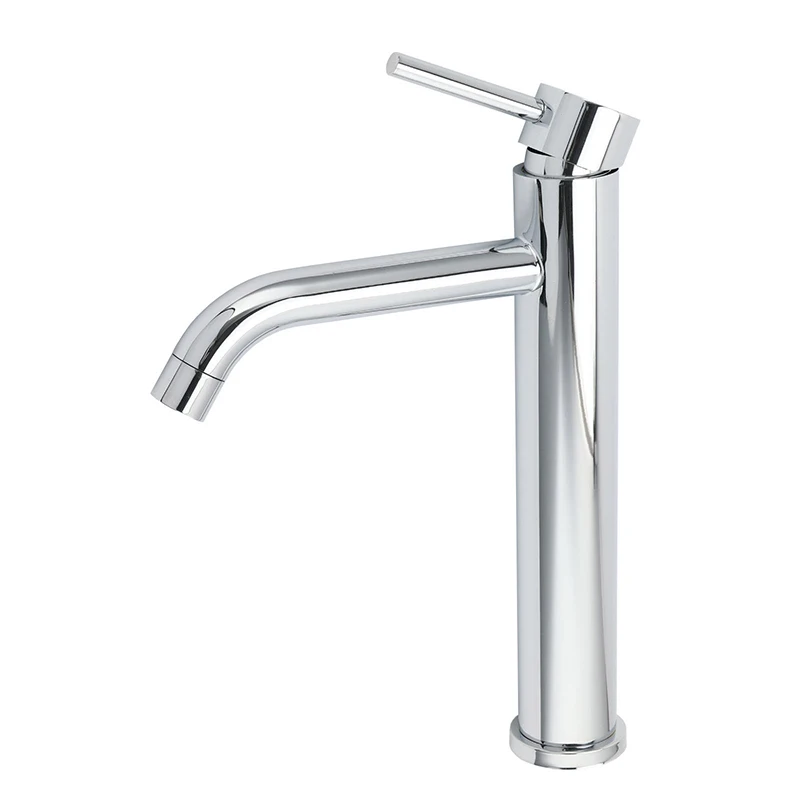 **Sydney Stock** KYLINS Tall Round Basin Mixer Tap Bathroom Vanity Sink Faucet Chrome High Mixer Stand WaterMark Wels — view 3