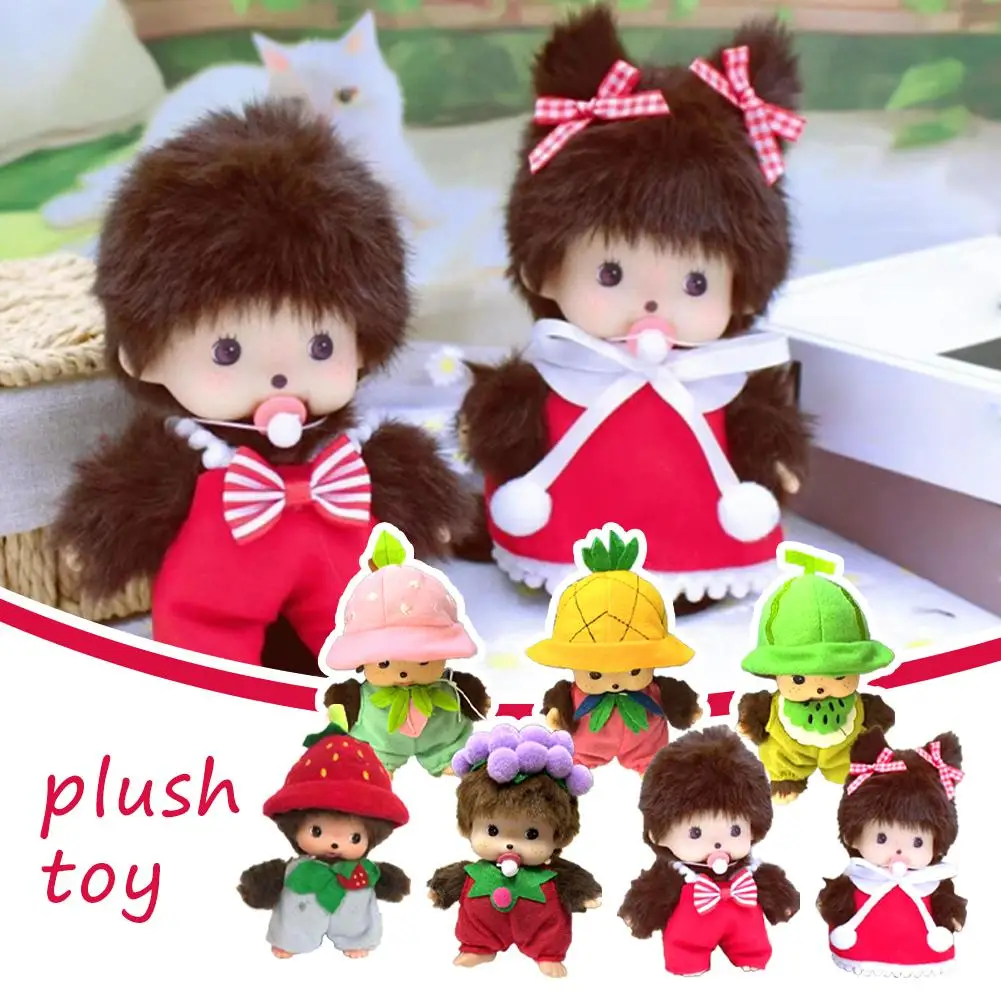 15cm PP Cotton Material Mongolian Monkey Monchi Cute Plush Toy Soft Comfortable Excellent Elasticity Children Birthday Presents plush toy plush doll toy plush doll