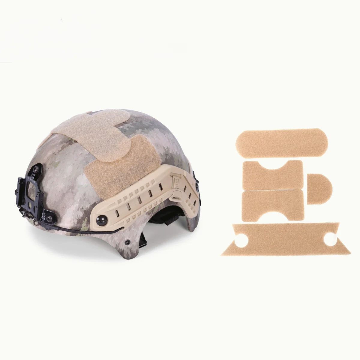 IBH Tactical Helmet Sticker Patch 5 Hook&Loop Airsoft Equipement