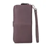 Large Clutch Wallet for Women Genuine Leather Wallet Bifold Long Real Leather Women Purse Zipper Female Coin Bag Wallet 2