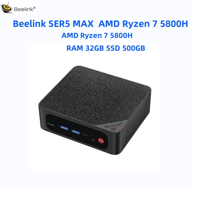 Beelink SER5 MAX AMD Ryzen7 5800H 4K Triple Display WiFi6 dp for gaming  Home Office Business PC beelink ser5max 5800H mini pc - AliExpress