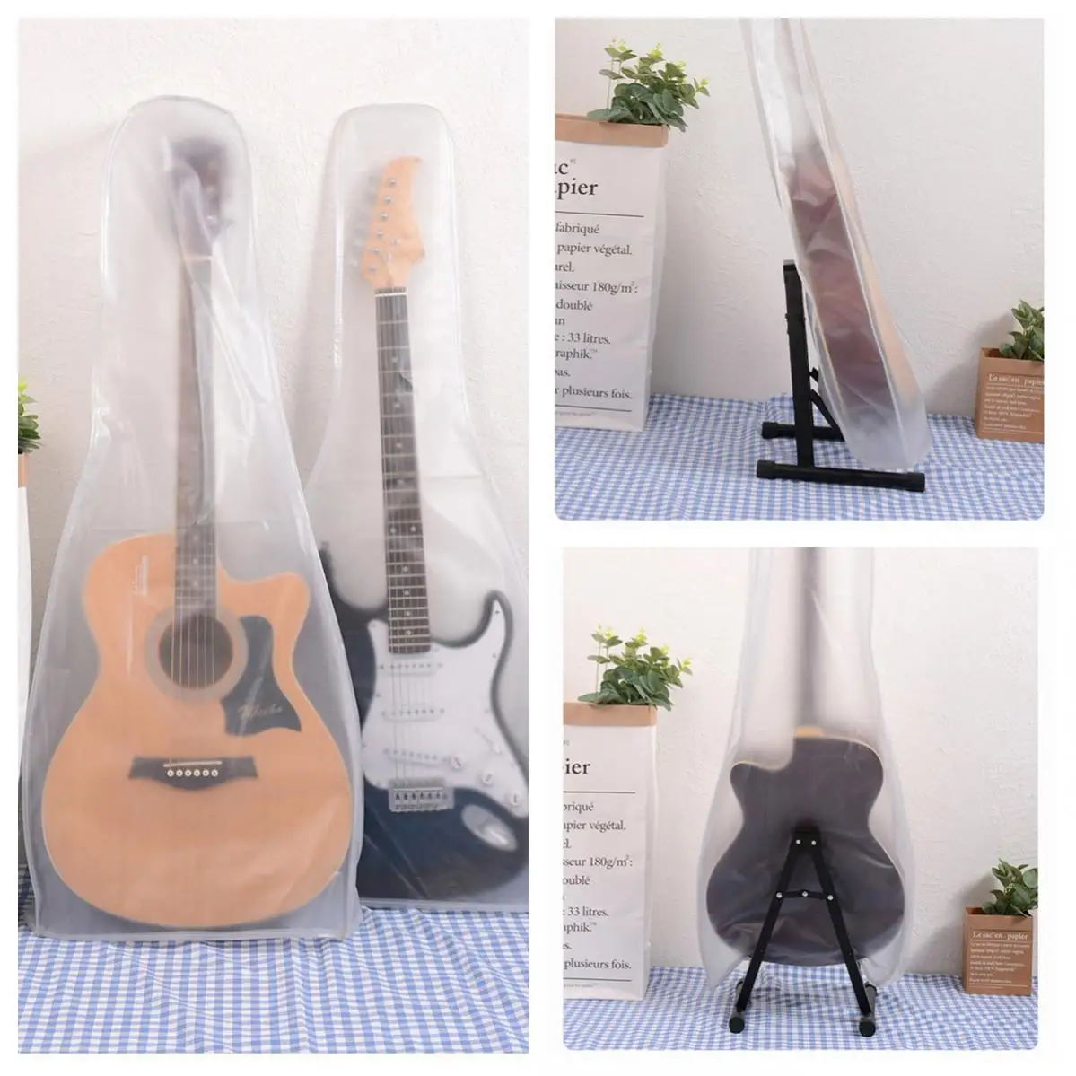 Copertura Antipolvere Per Chitarra - Impermeabile E Resistente - Per Chitarre Acustiche Ed Elettriche