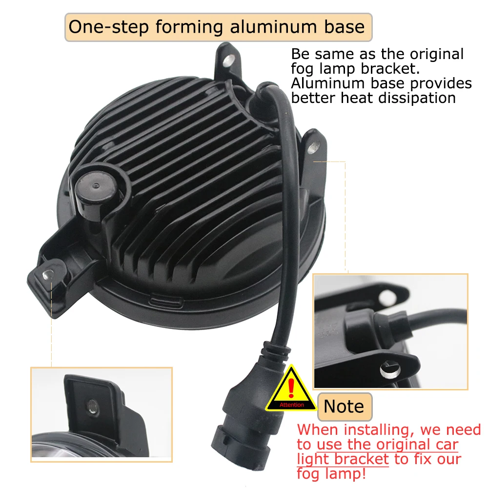 Upgrade Halogen OR Led Fog Lights Assembly 40W Car PTF DRL Daytime Running Lamp For Chevrolet Cruze J300 2009 2010 2011 2012 detail image 4