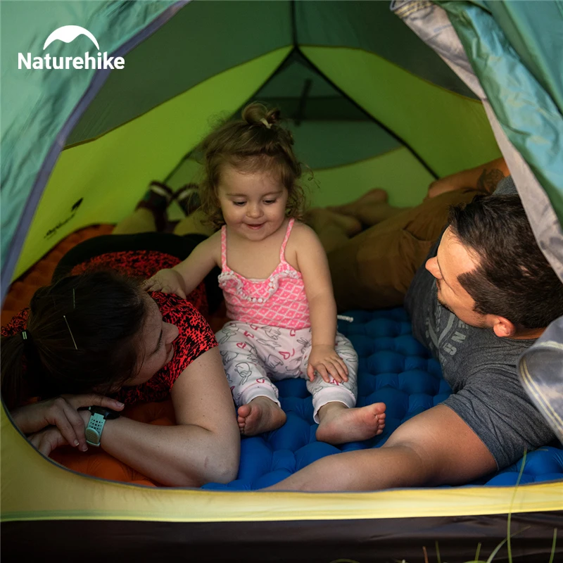 Inflatable mattress Naturehike camping ultralight waterproof nylon inflatable cushion outdoor portable sleeping bed hiking picnic mats