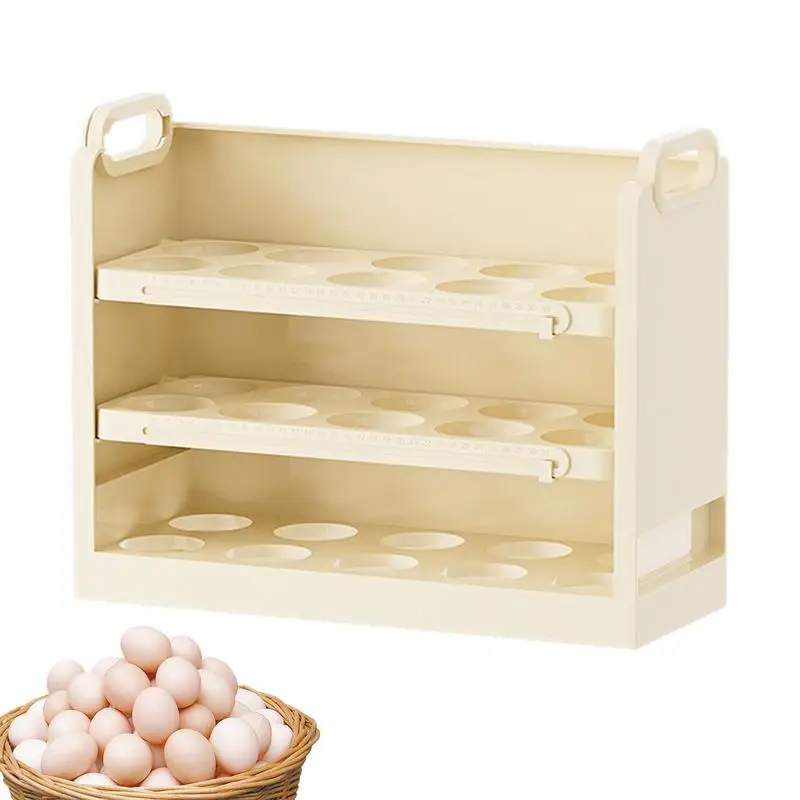 

Refrigerator Egg Holder Dispenser Space Saving Egg Container For Fridge Organization Holds Up To 14 Eggs Easy Access And Storage