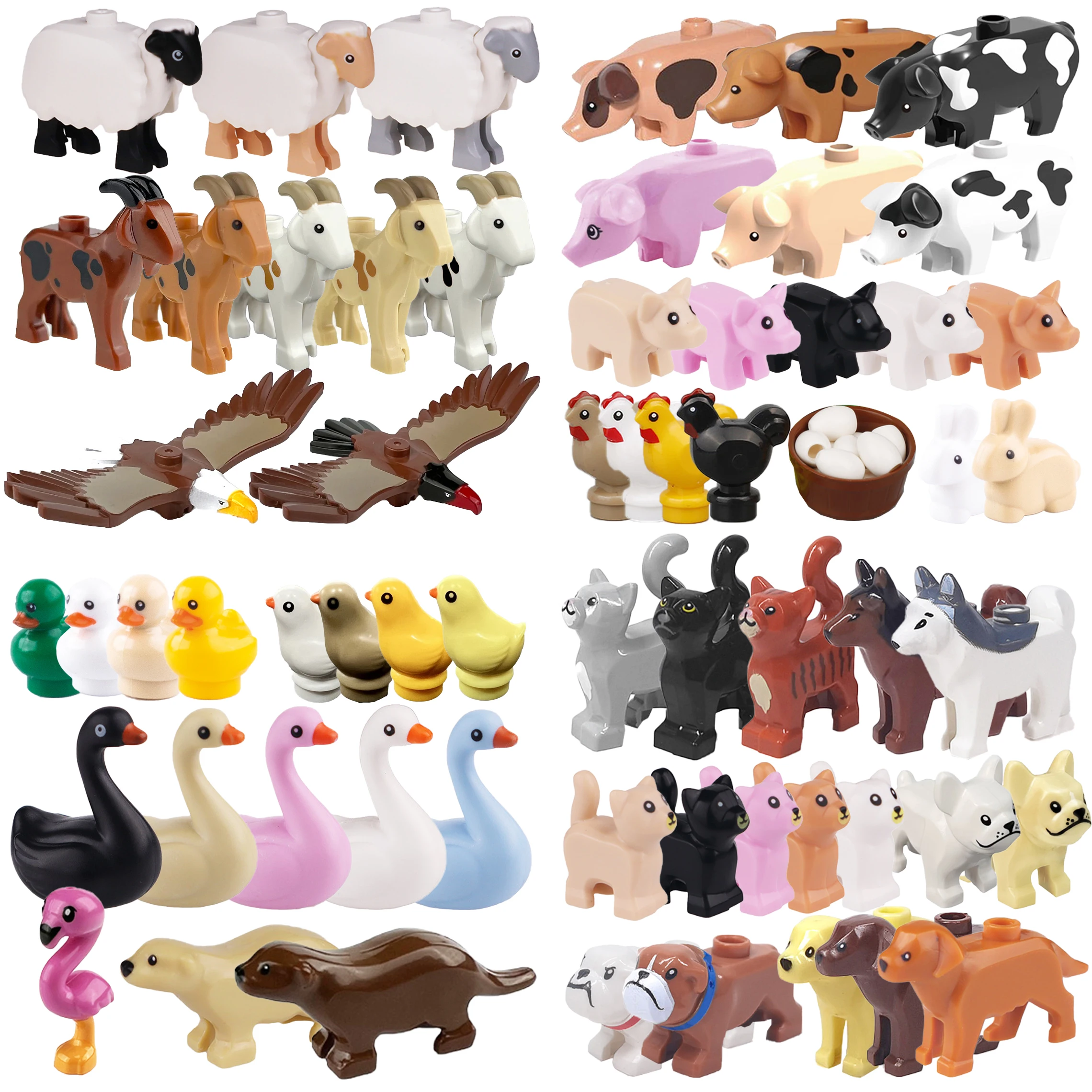 Lego Moc animaux de ferme