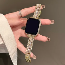 Elegant Sparkling Premium Metal Strap - Universal 22mm (Golden)