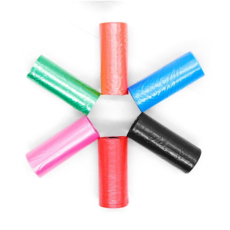 

1Roll Pet Dog Poop Bags Dispenser Collector Garbage Bag Puppy Cat Pooper Bag Small Rolls Outdoor Clean Pets Supplies