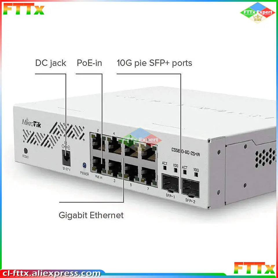 Mikrotik css610 8g 2s in. Mikrotik css610 8g 2s in