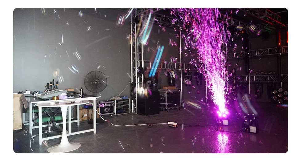 LED RGBW Bubble Machine DJ Outdoor 4In1 Bubble Machine DMX512 Stage Lighting Equ