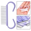 30PCS Multicolor Nail Art Brushes With Angle Handle Grip Plastic Nail Cleaning Brushes Kit For Manicure Pedicure Scrubbing Tools 3