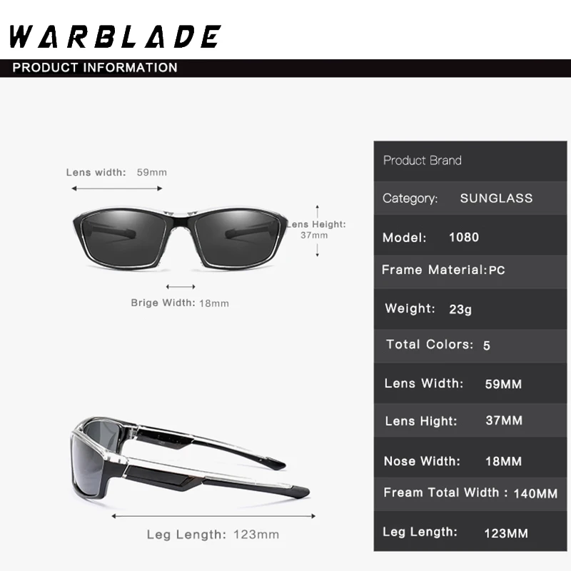 Enhanced Night Vision Anti-Glare Polarized Sunglasses