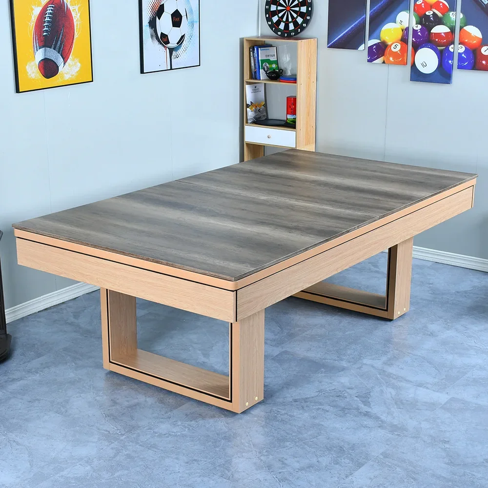 Pool Table, 2-in-1 Tennis Table, Durable Game Table for Home Entertainment
