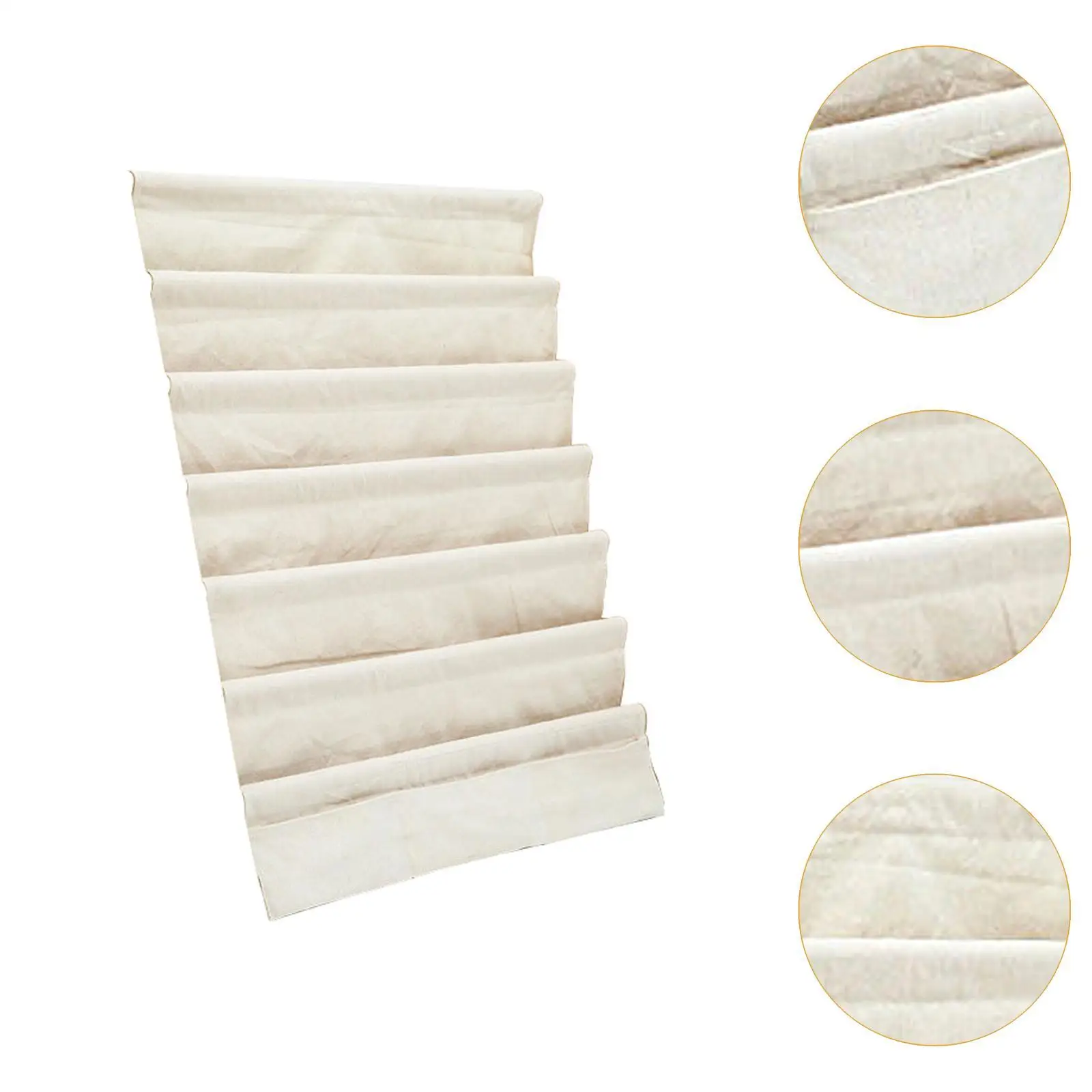 7 Tiers Pocket Children's Bookcase Pocket Replace Pouch Book Rack Organizer Pocket for Kindergarten Preschool Magazines Books