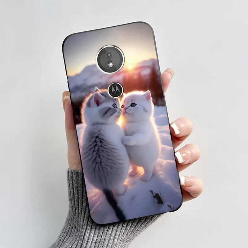 Cute Cat Cartoon Soft Silicone Phone Cover