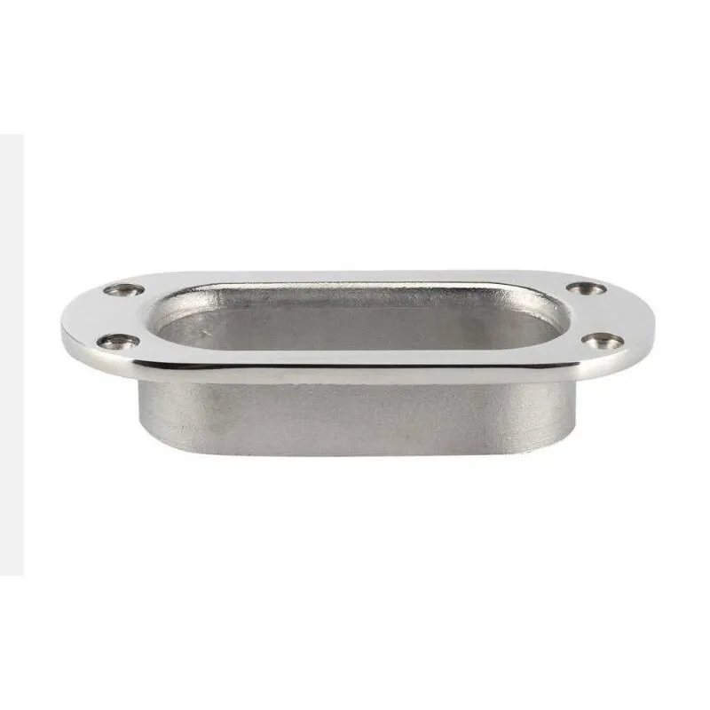 Boot 316 Edelstahl 136 * 63 mm Oval Hawse Kabelführung Rohr Festmacher Anker Seil Linie Fairlead Marine Zubehör – Detail 3