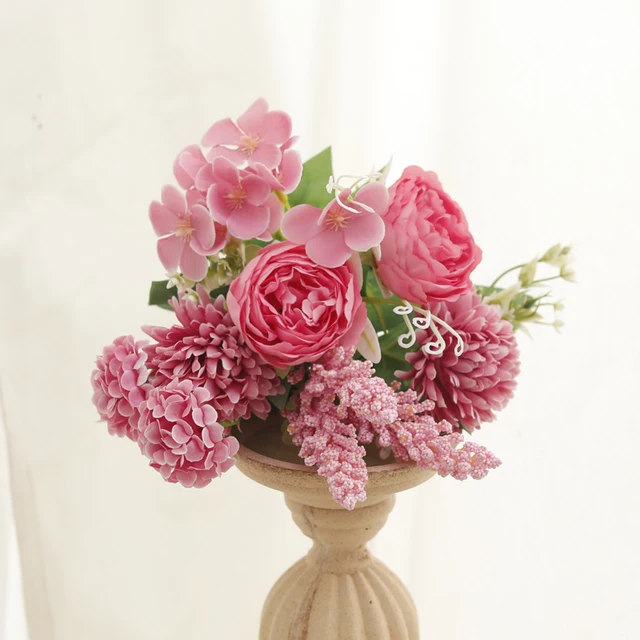 Peony Artificial Flowers High Quality Silk Roses
